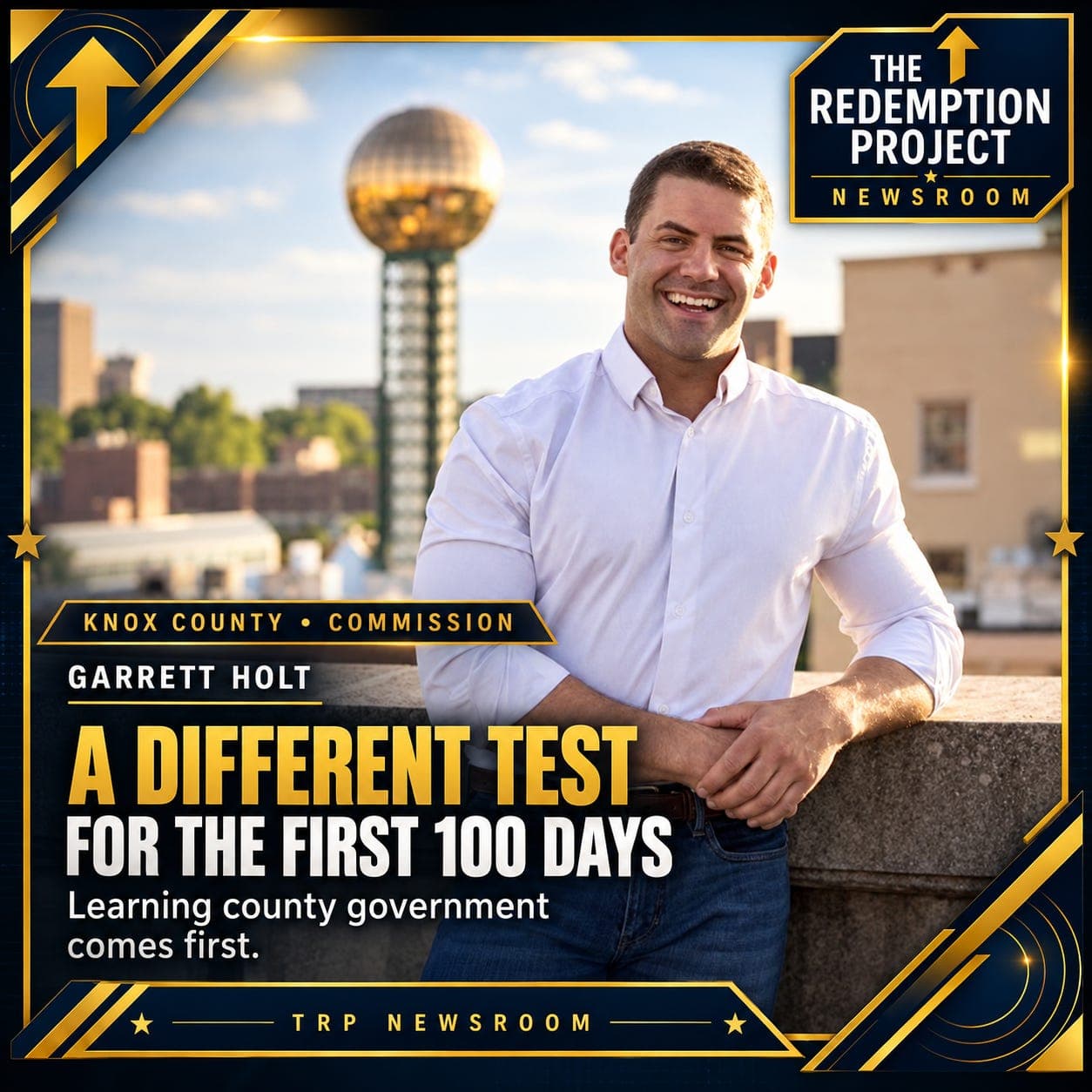 Garrett Holt’s First 100 Days Will Focus on Learning, Infrastructure and Public Health artwork
