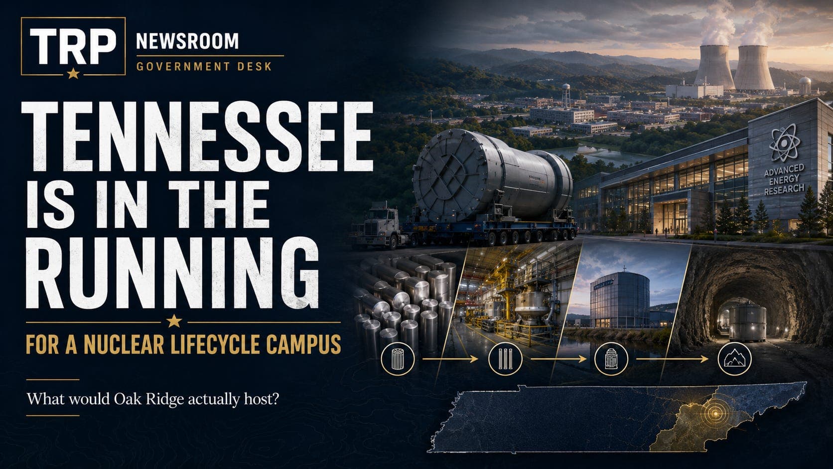Tennessee Could Host a Federal Nuclear-Energy Campus. What Would “The Full Nuclear Lifecycle” Actually Mean? artwork