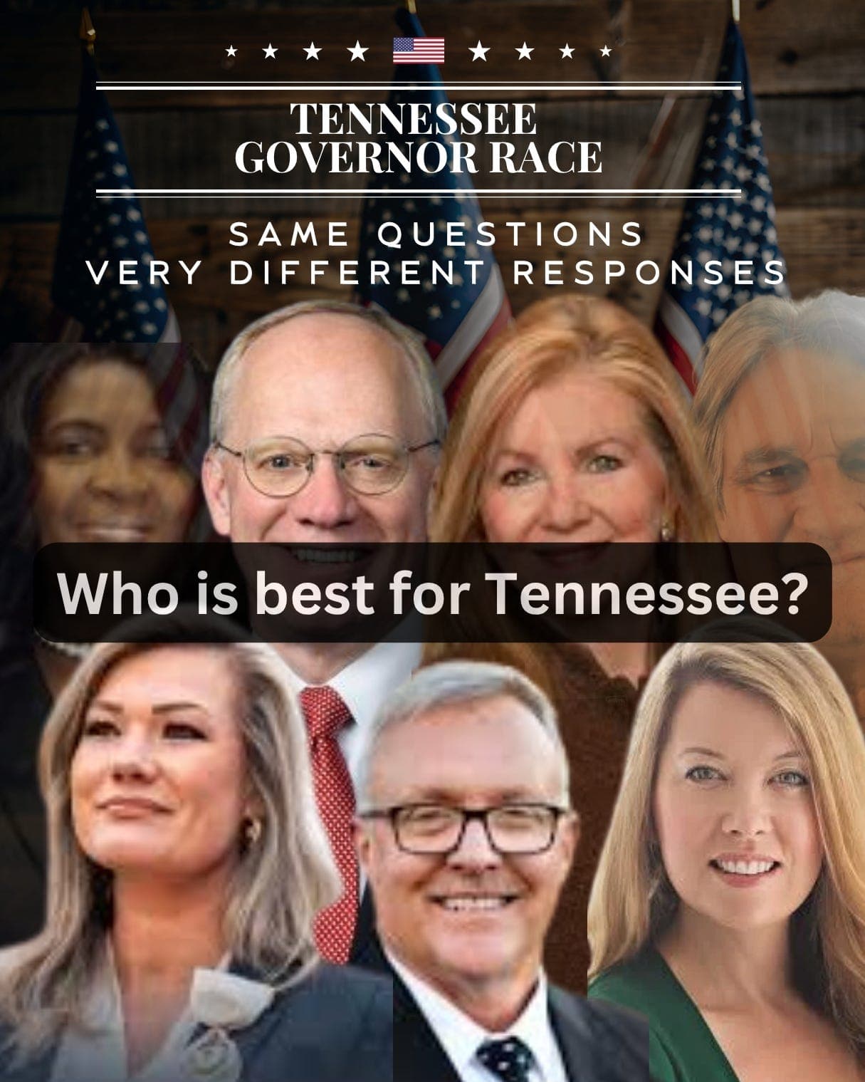 What seven questions revealed about Tennessee’s governor field artwork
