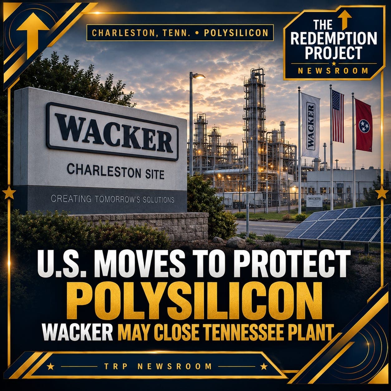 Washington Set Out to Protect U.S. Polysilicon. A Tennessee Producer Says the Policy Misses the Target. artwork