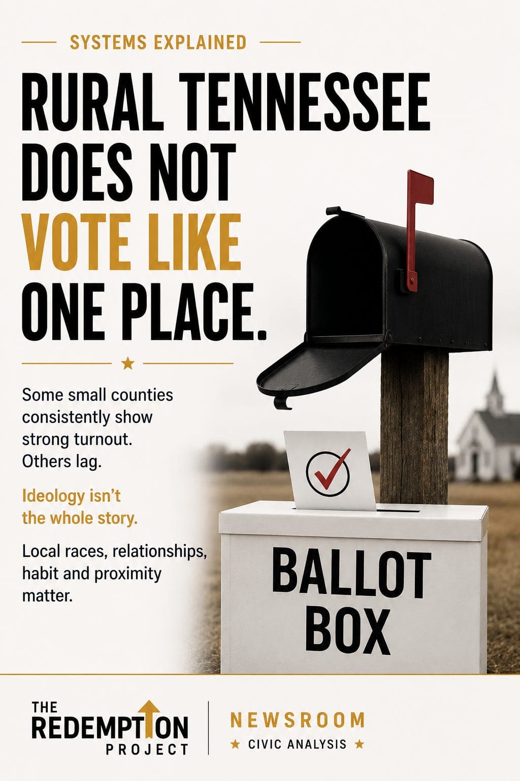 Rural Tennessee Does Not Vote Like One Place artwork