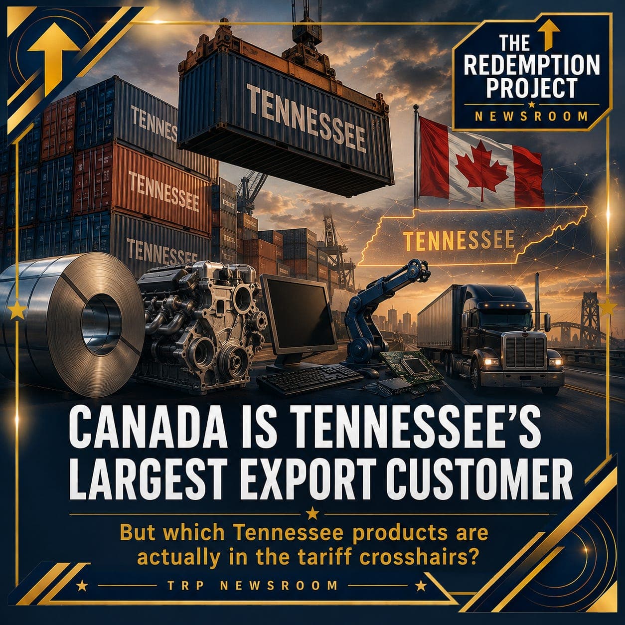 Canada Is Tennessee’s Largest Export Customer. But Which Tennessee Products Are Actually in the Tariff Crosshairs? artwork