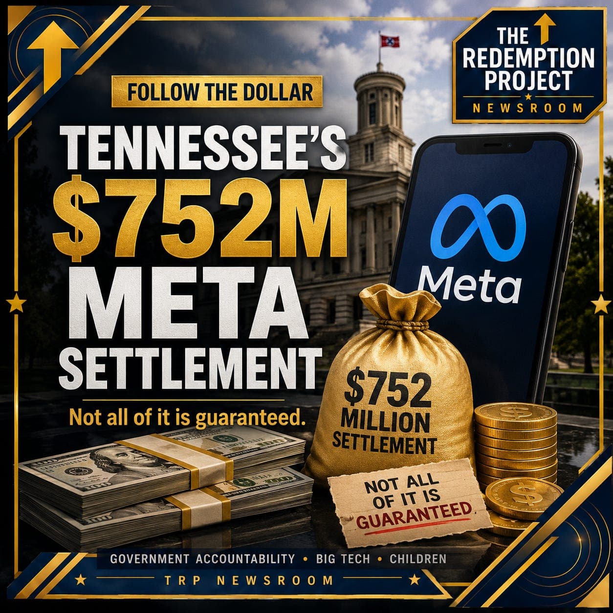 Tennessee’s $752 Million Meta Settlement Is Not a Check and Not All of It Is Guaranteed artwork