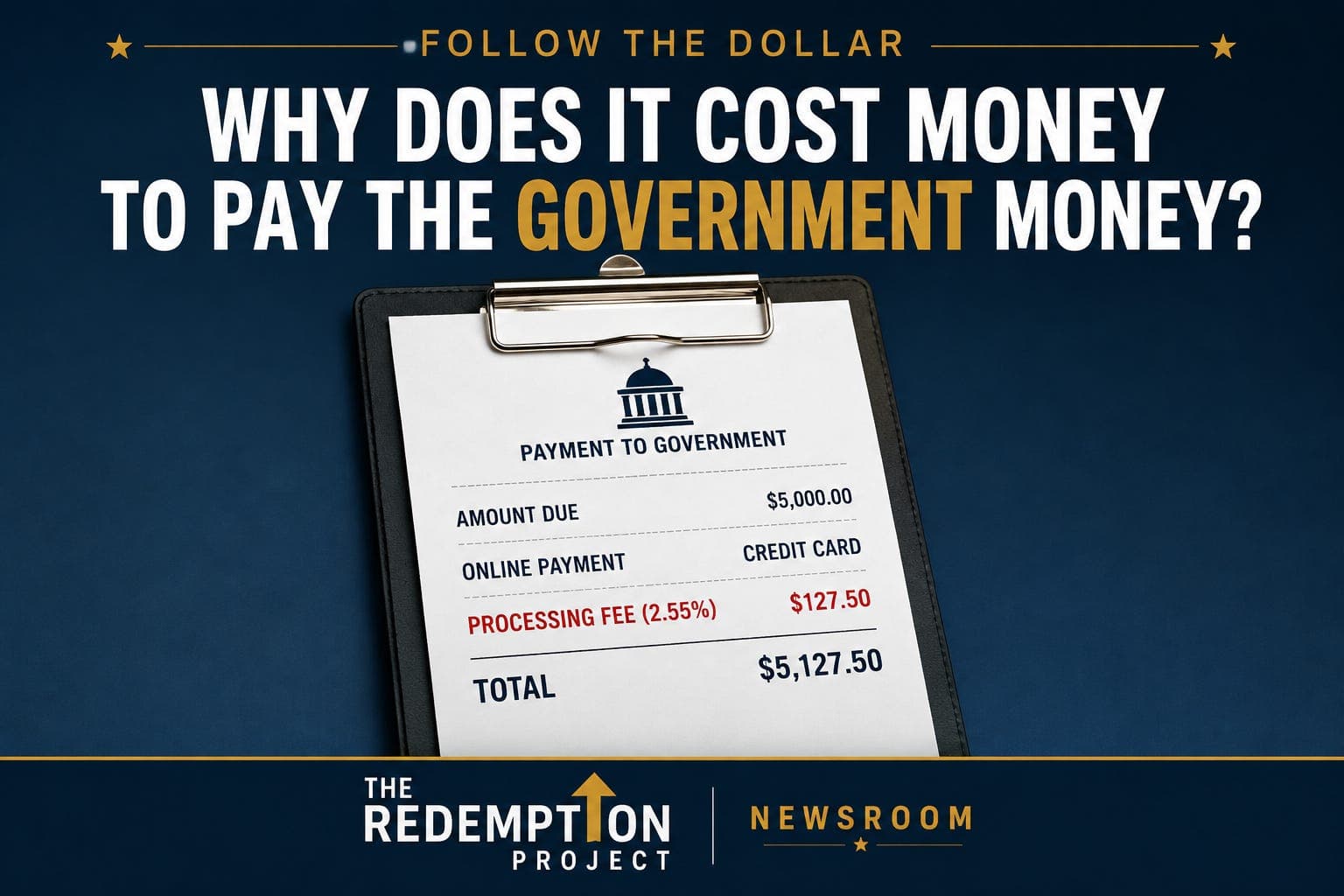 Follow the Dollar: Why Does It Cost Money to Pay the Government Money? artwork