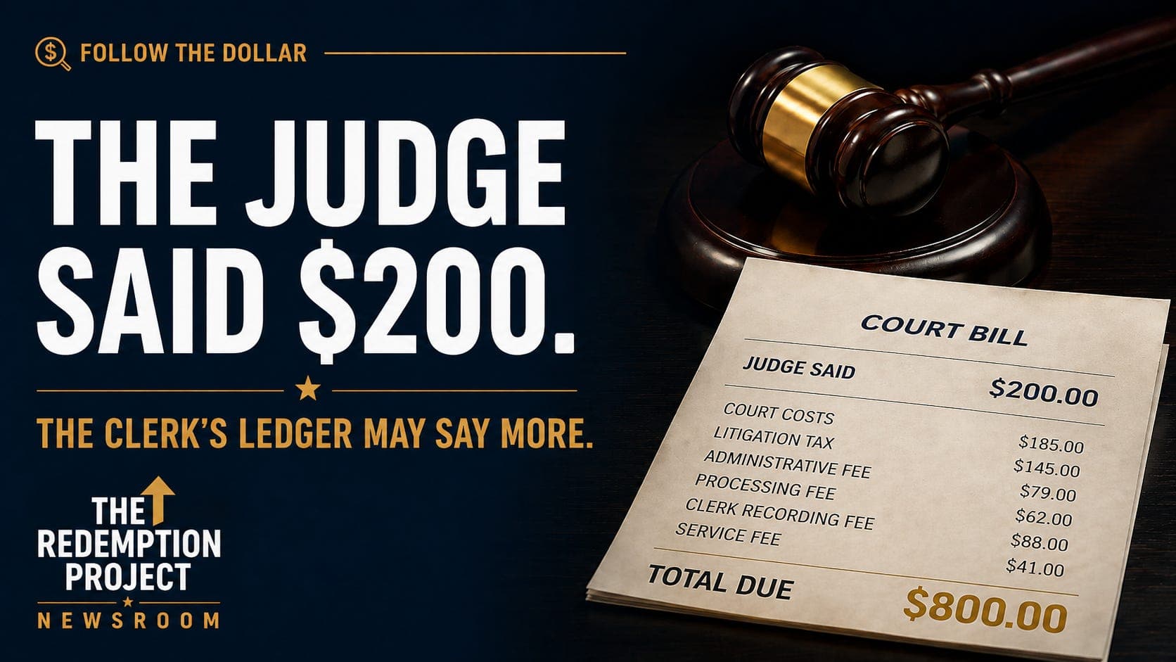 The Judge Said $200. The Clerk’s Ledger May Say More.