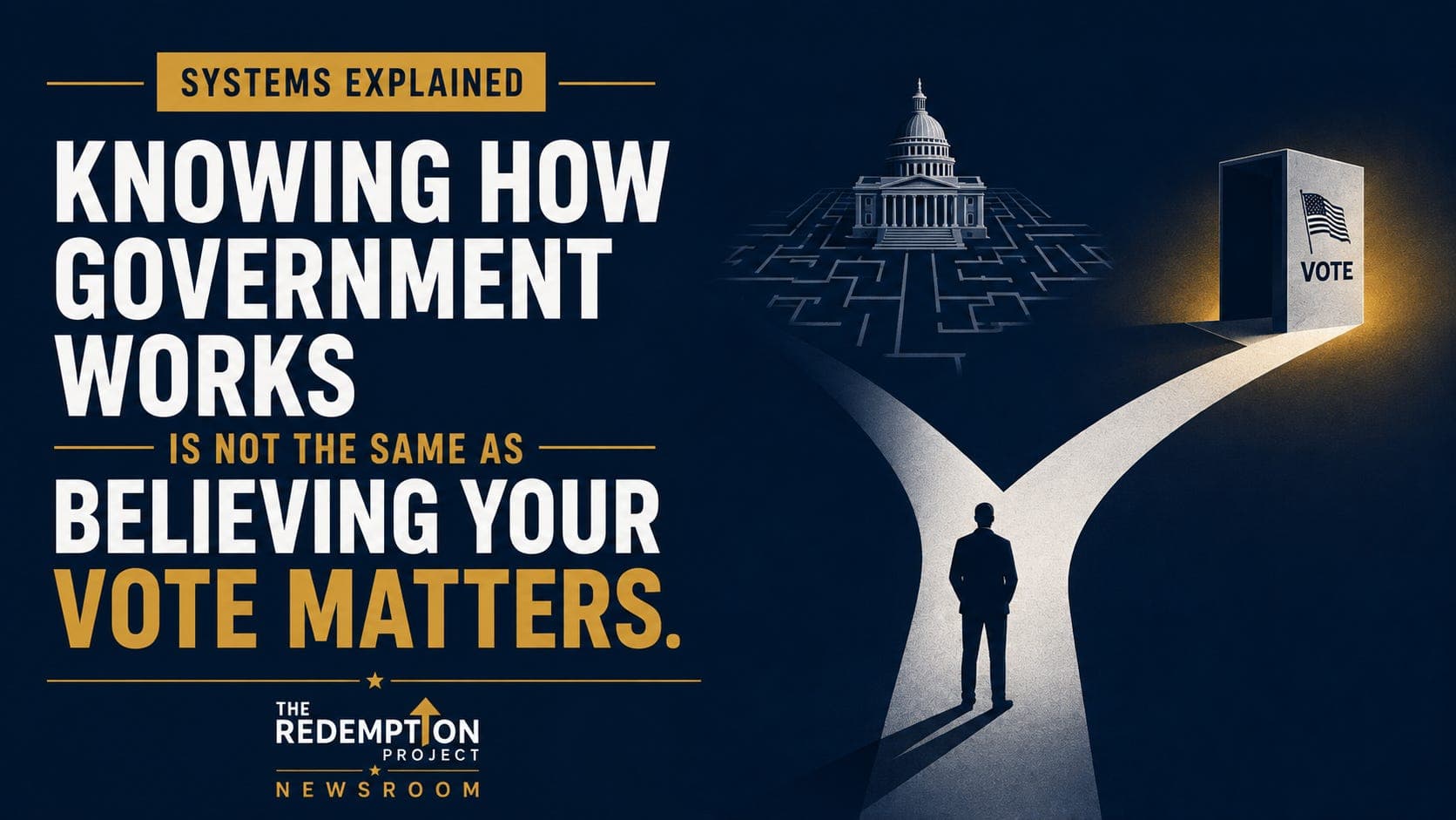 Knowing How Government Works Is Not the Same as Believing Your Vote Matters artwork