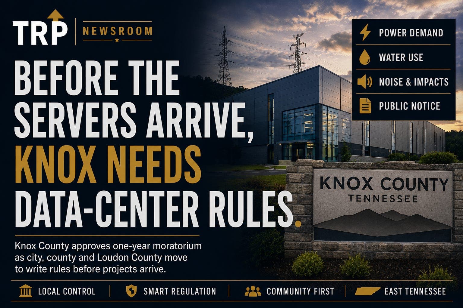 Tennessee communities hit pause as data center questions reach local government artwork
