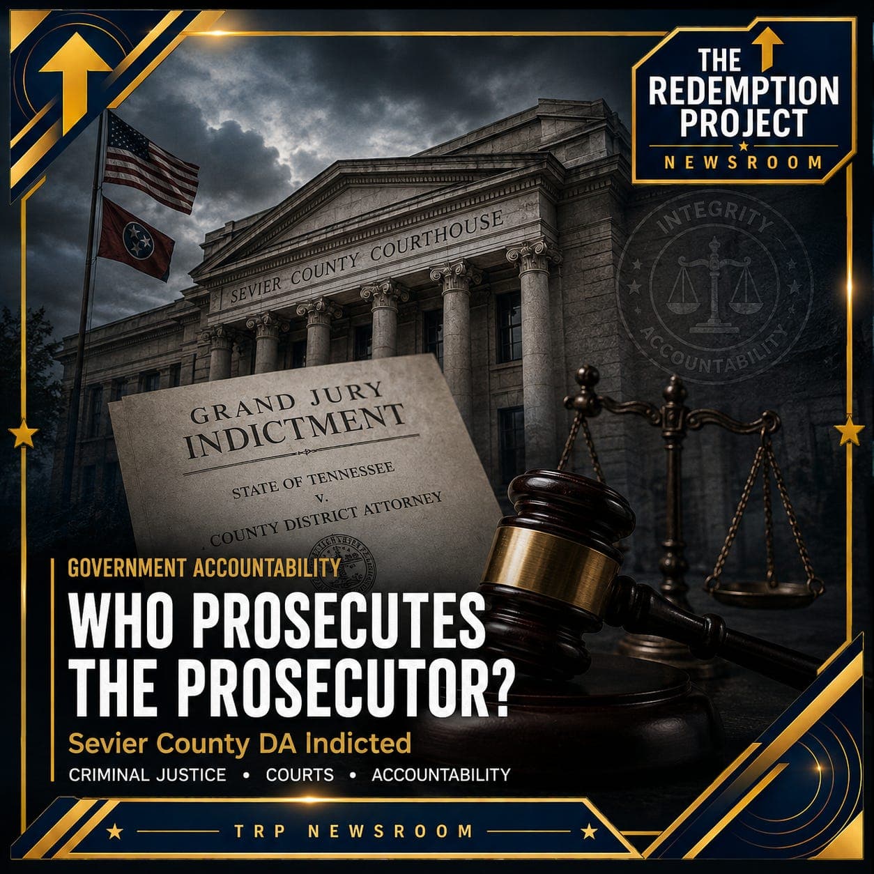 Sevier County’s Top Prosecutor Is Now a Defendant. Who Prosecutes the Prosecutor? artwork