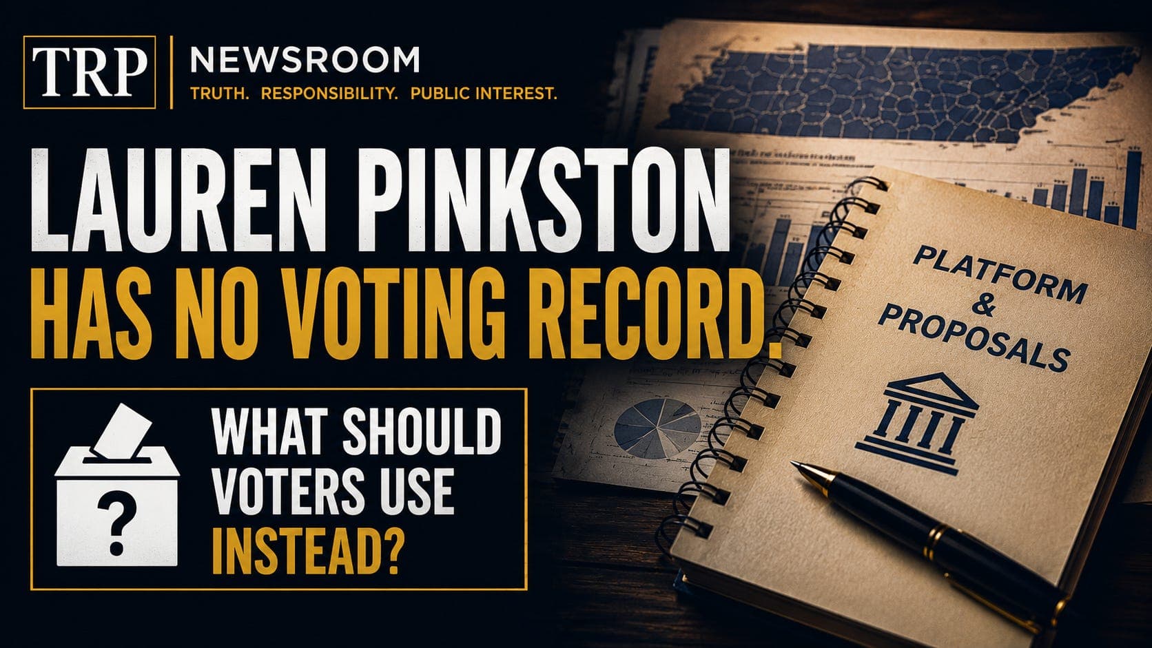 Lauren Pinkston Has No Voting Record. What Should Voters Use Instead? artwork