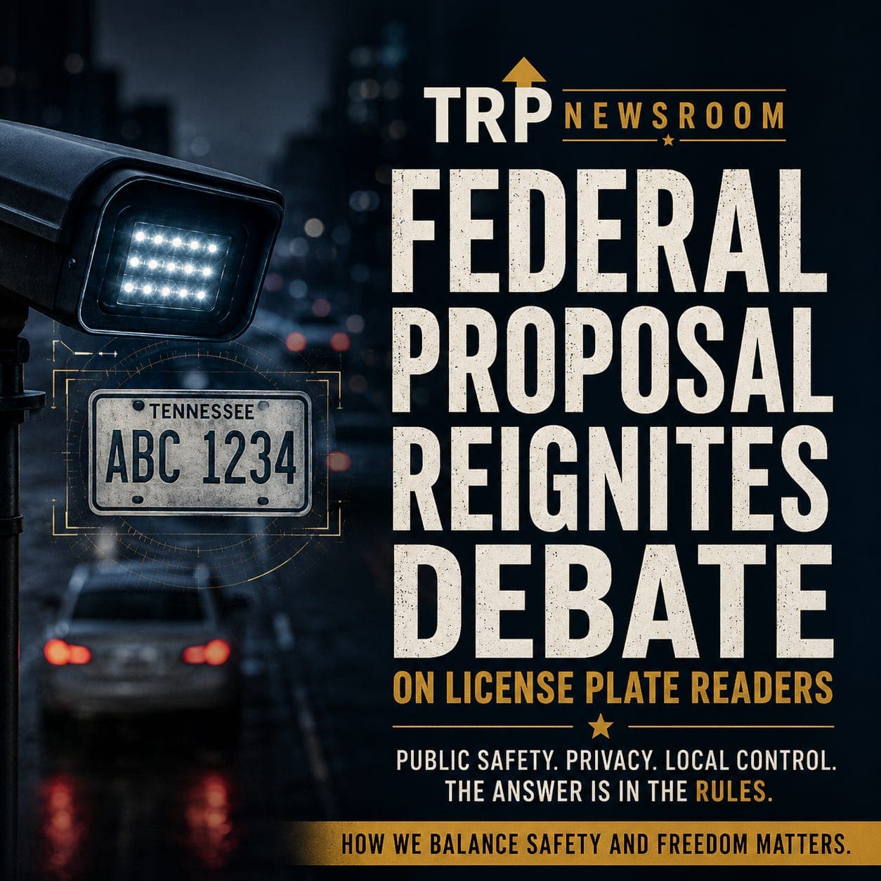 Federal license plate reader proposal reopens debate over public safety, privacy and local control